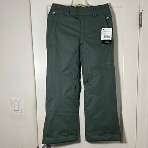 NWT OBERMEYER Teen Boys' Parker Snow / Ski Pant - Sage Green